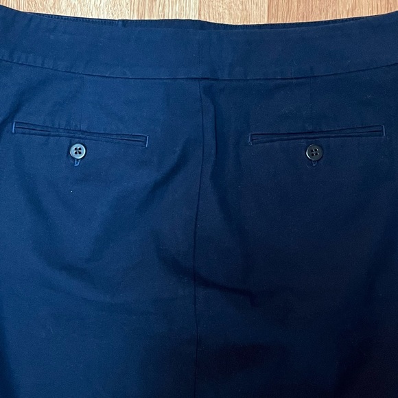 Lauren Ralph Lauren Buckle Pencil Skirt in Capri Navy - Picture 9 of 10